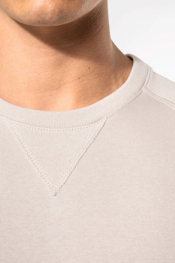 Herren Sweatshirt BIO-BAUMWOLLE Rundhalsausschnitt Raglanärmel