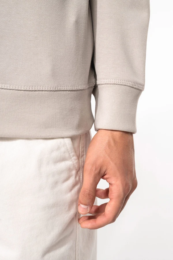 Herren Sweatshirt BIO-BAUMWOLLE Rundhalsausschnitt Raglanärmel