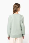 Damen Sweatshirt BIO-BAUMWOLLE Rundhalsausschnitt Raglanärmel