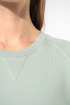 Damen Sweatshirt BIO-BAUMWOLLE Rundhalsausschnitt Raglanärmel