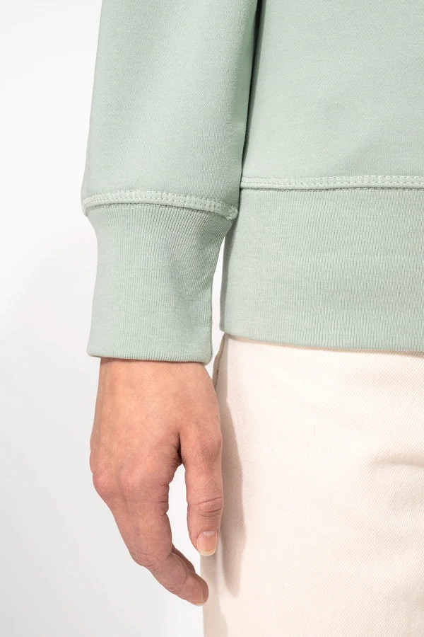 Damen Sweatshirt BIO-BAUMWOLLE Rundhalsausschnitt Raglanärmel