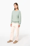 Damen Sweatshirt BIO-BAUMWOLLE Rundhalsausschnitt Raglanärmel