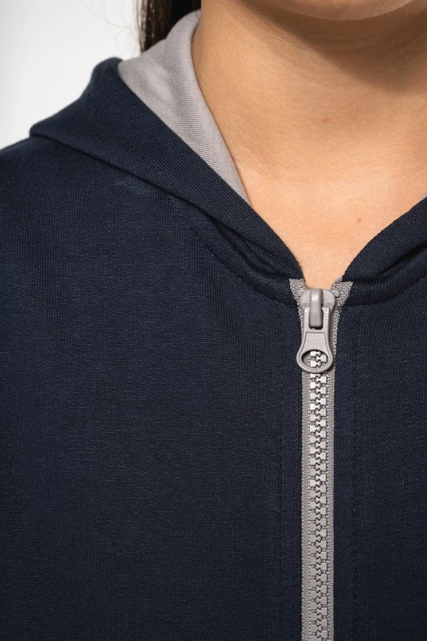 Kinder KAPUZENSWEATSHIRT mit Reißverschluss