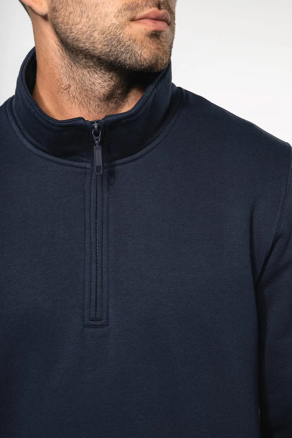 Sweatshirt mit Reißverschlusskragen