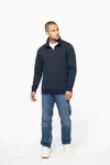 Sweatshirt mit Reißverschlusskragen