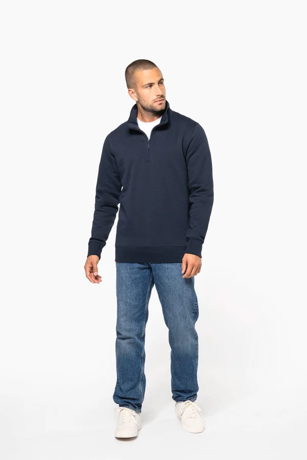 Sweatshirt mit Reißverschlusskragen