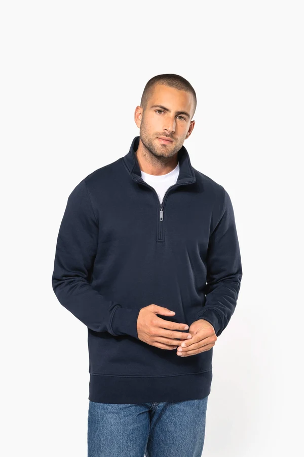 Sweatshirt mit Reißverschlusskragen