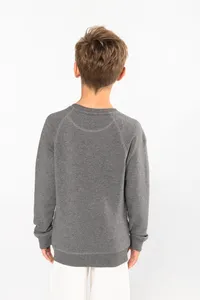 Bio-Sweatshirt für Kinder mit Raglanärmeln