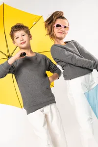 Bio-Sweatshirt für Kinder mit Raglanärmeln