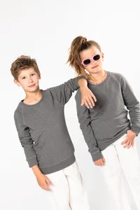 Bio-Sweatshirt für Kinder mit Raglanärmeln