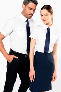 Kurzarm-Pilotenhemd für Damen
