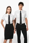 Kurzarm-Pilotenhemd für Damen