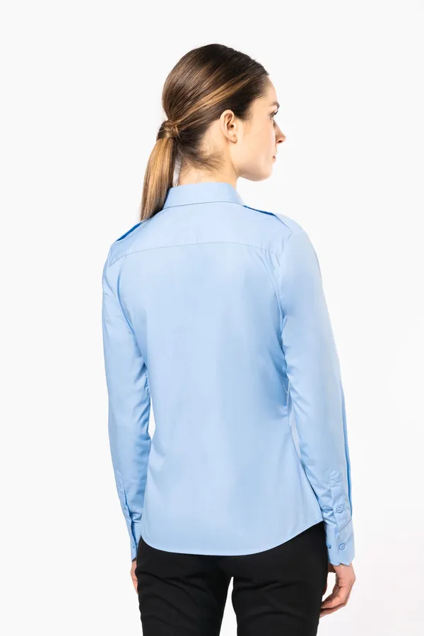 Langarm-Pilotenhemd für Damen