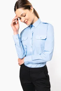Langarm-Pilotenhemd für Damen