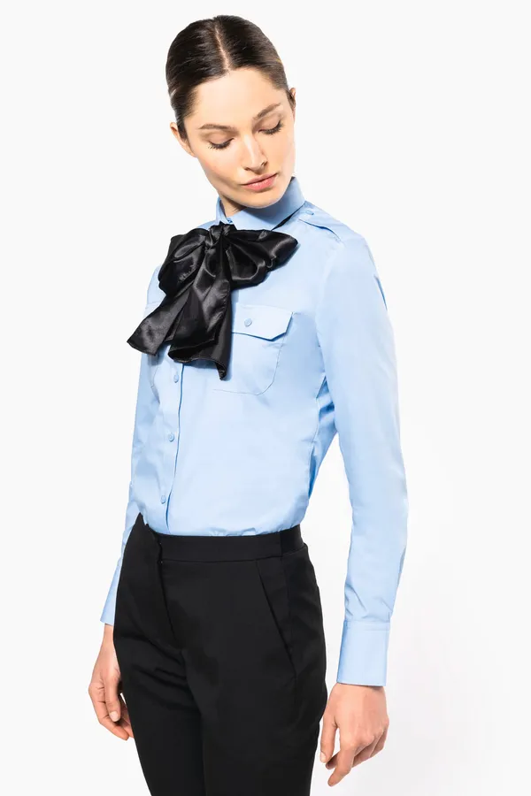 Langarm-Pilotenhemd für Damen