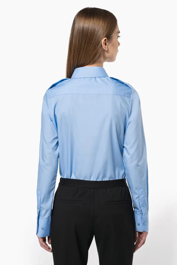 Langarm-Pilotenhemd für Damen