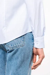 Langärmelige Popeline-Bluse