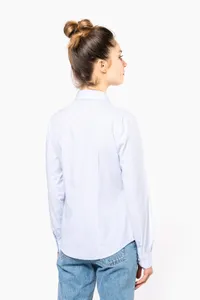 Langärmelige Popeline-Bluse