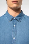 Herren Denimhemd