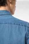 Herren Denimhemd