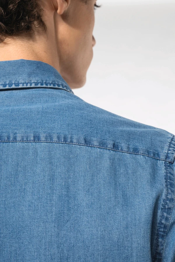 Herren Denimhemd