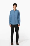 Herren Denimhemd