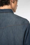 Herren denim-hemd langarm
