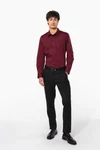 Herren Stretchhemd Langarm