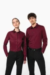 Damen Stretchbluse Langarm