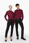 Damen Stretchbluse Langarm