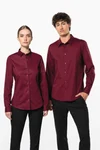 Damen Stretchbluse Langarm