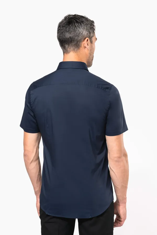 Herren Stretchhemd Kurzarm