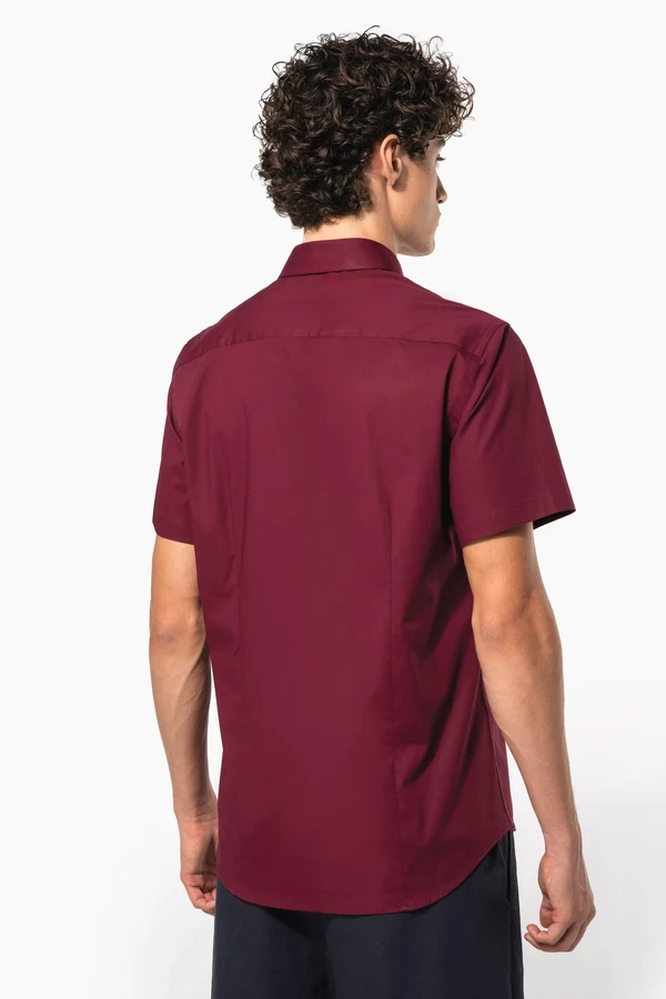 Herren Stretchhemd Kurzarm