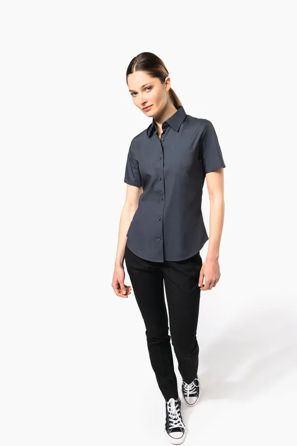 Damen Stretchbluse Kurzarm