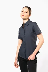 Damen Stretchbluse Kurzarm