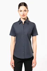 Damen Stretchbluse Kurzarm