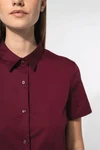 Damen Stretchbluse Kurzarm