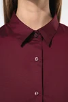 Damen Stretchbluse Kurzarm