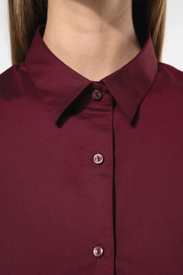 Damen Stretchbluse Kurzarm