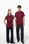 Damen Stretchbluse Kurzarm
