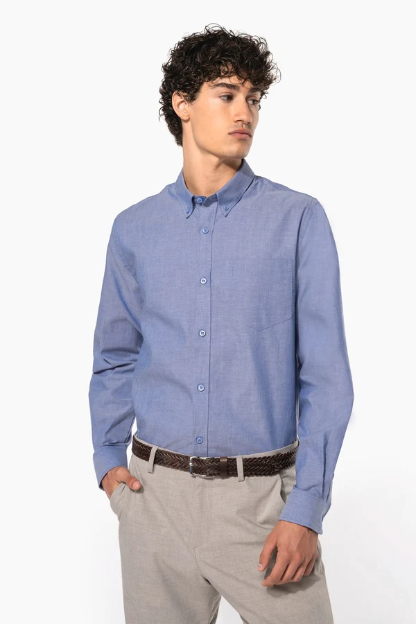 Herren Oxfordhemd Langarm