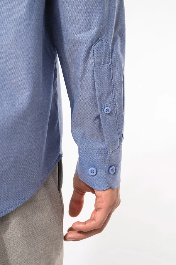 Herren Oxfordhemd Langarm