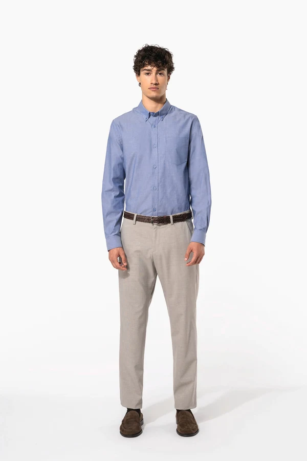 Herren Oxfordhemd Langarm
