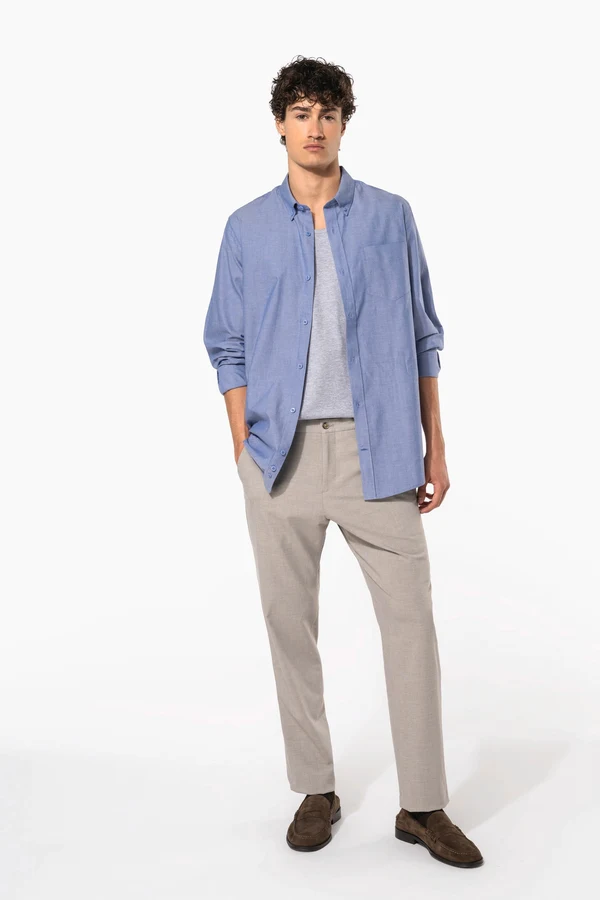 Herren Oxfordhemd Langarm