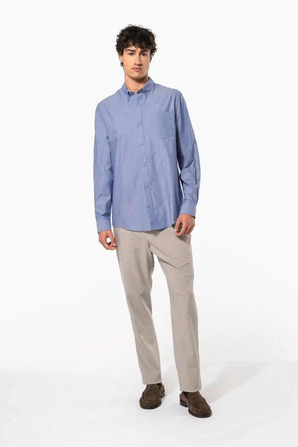 Herren Oxfordhemd Langarm