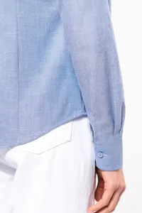 Damen Oxfordbluse Langarm