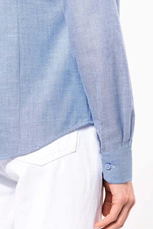 Damen Oxfordbluse Langarm