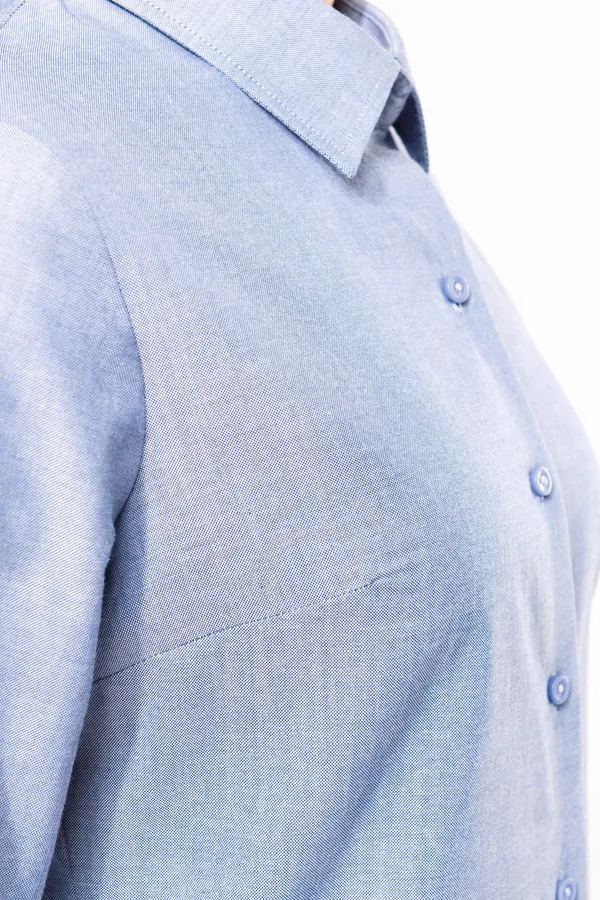Damen Oxfordbluse Langarm