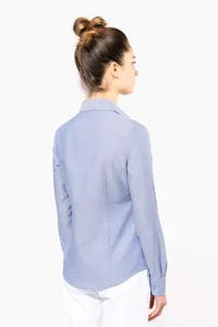Damen Oxfordbluse Langarm