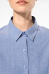 Damen Oxfordbluse Langarm